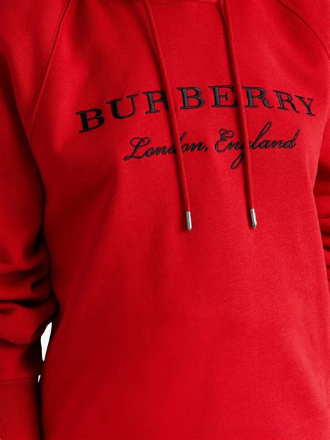 burberry london england hoodie red|burberry hoodie cheap.